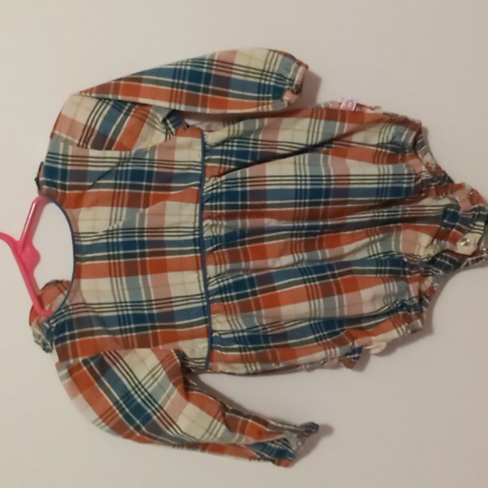 Ruffle Butts Plaid Bodysuit